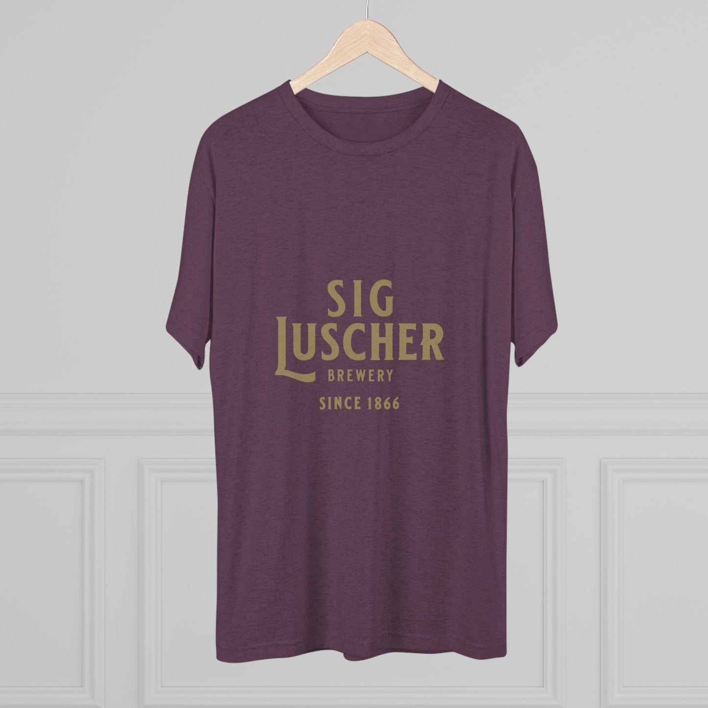 Sig Luscher Brewery Unisex Tri-Blend Crew Tee