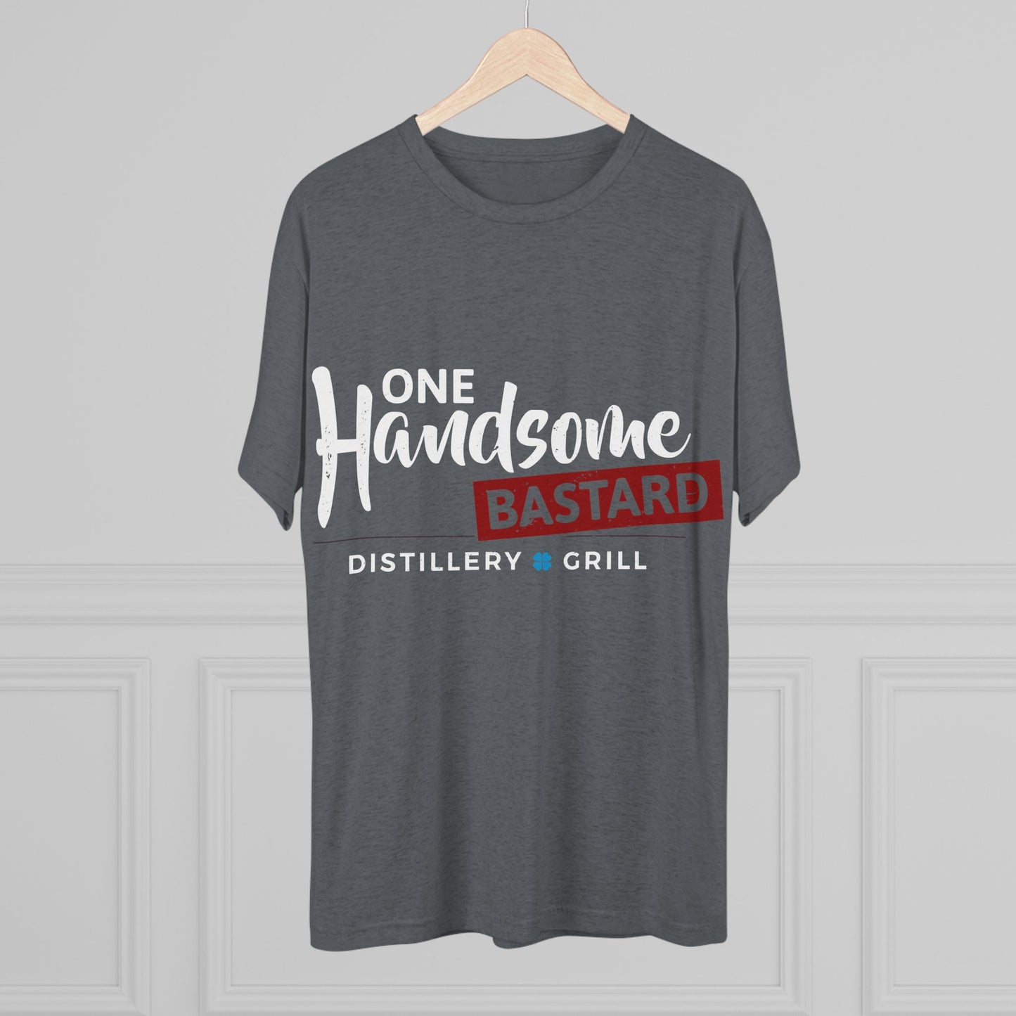 One Handsome Bastard Distillery Unisex Tri-Blend Crew Tee