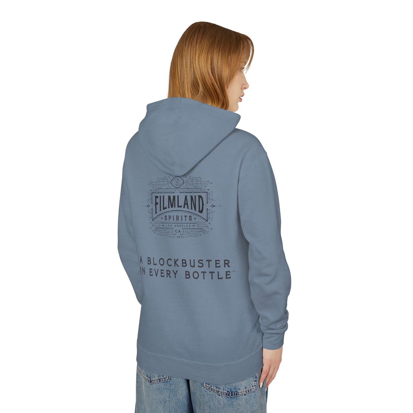 Filmland Moonlight Mayhem Unisex Lightweight Hooded Sweatshirt