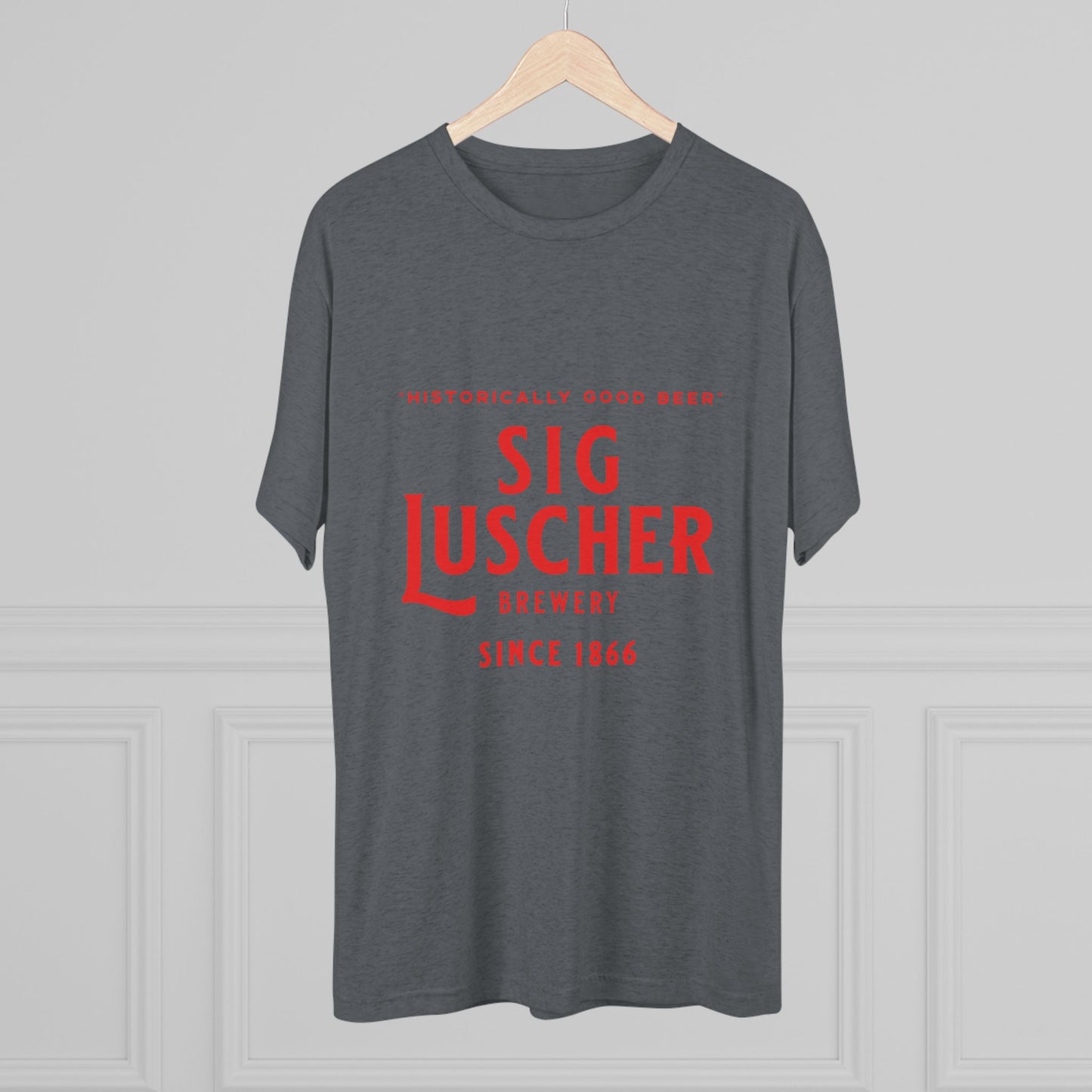 Sig Luscher Brewery Unisex Tri-Blend Crew Tee
