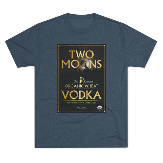 Two Moons Vodka Unisex Tri-Blend Crew Tee