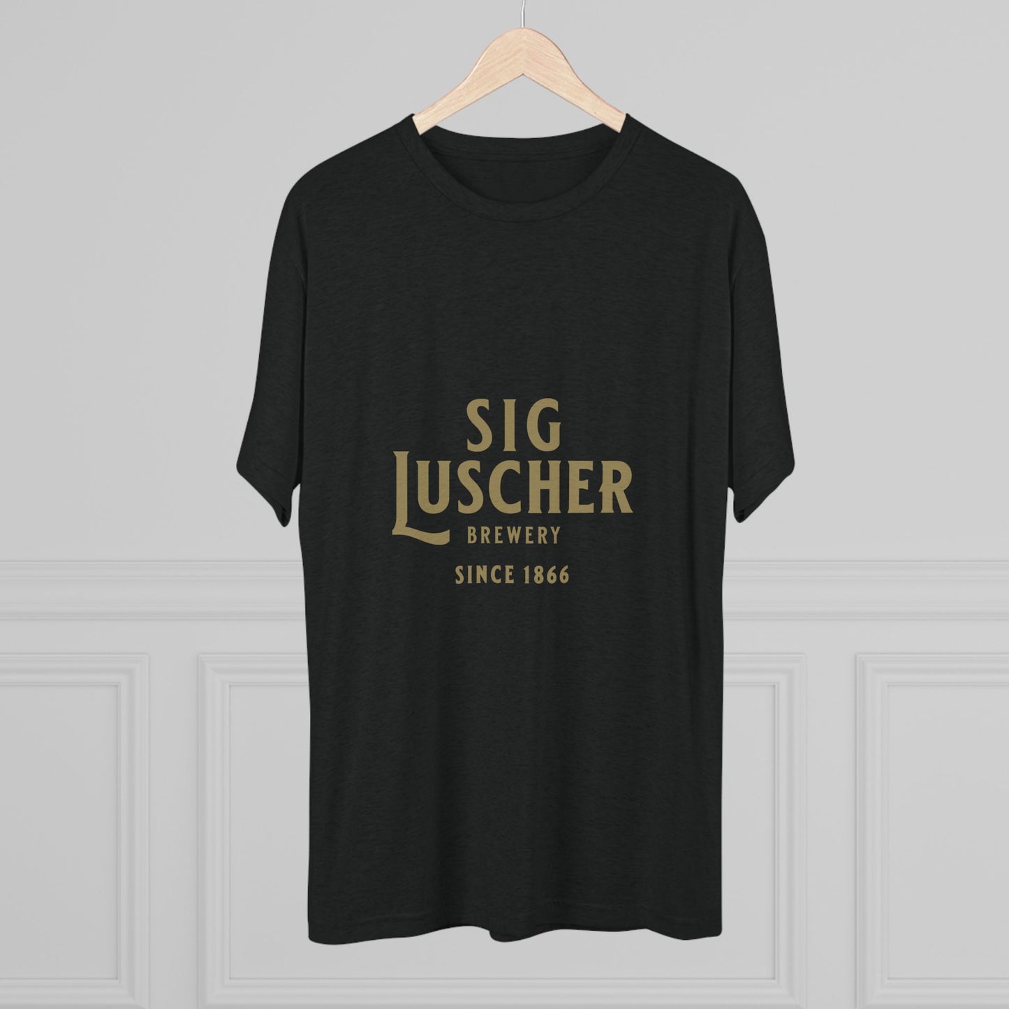 Sig Luscher Brewery Unisex Tri-Blend Crew Tee