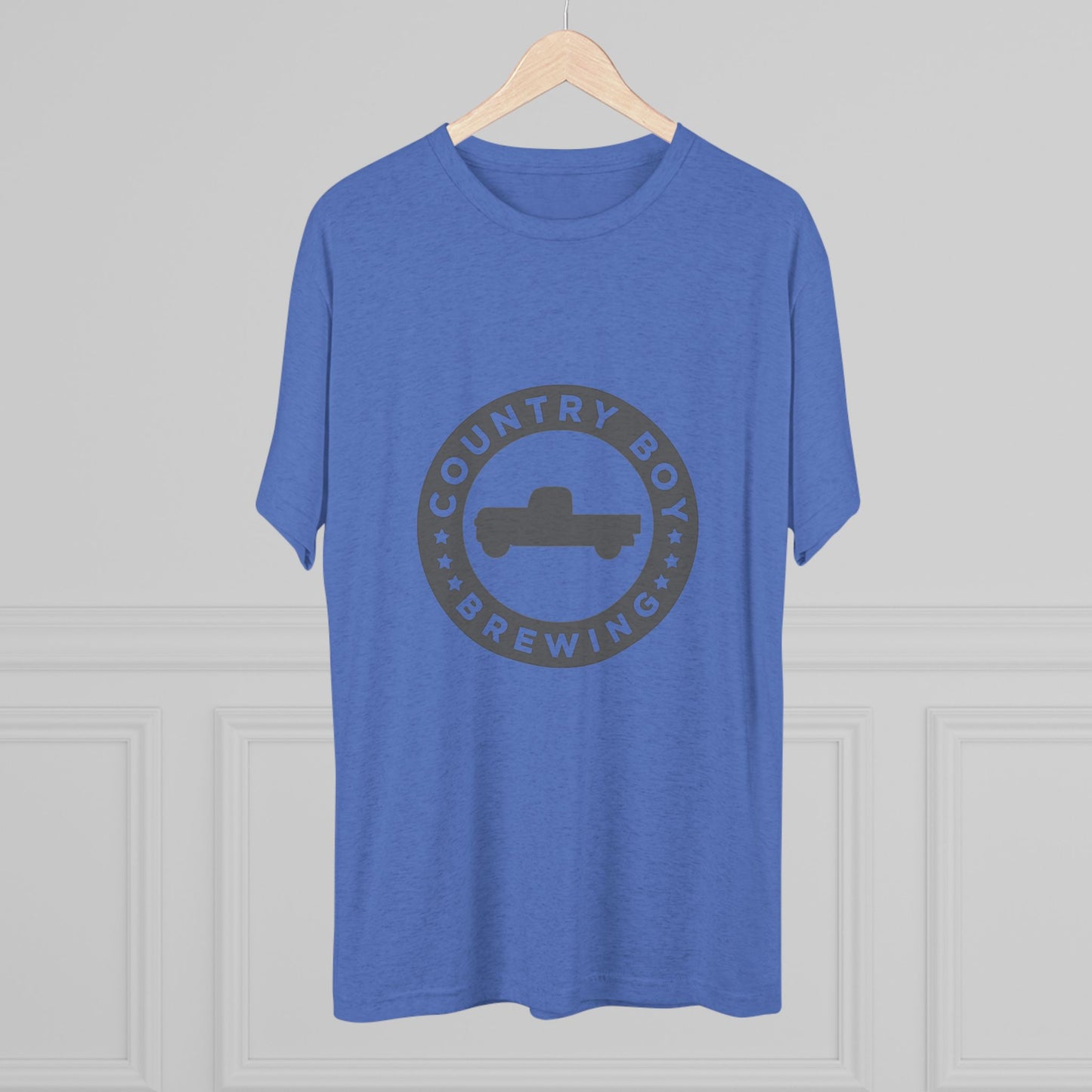 Country Boy Beer Logo Unisex Tri-Blend Crew Tee