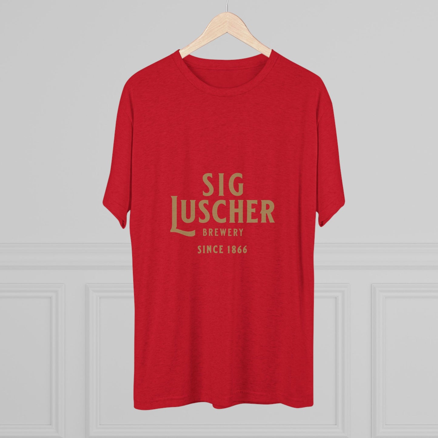 Sig Luscher Brewery Unisex Tri-Blend Crew Tee
