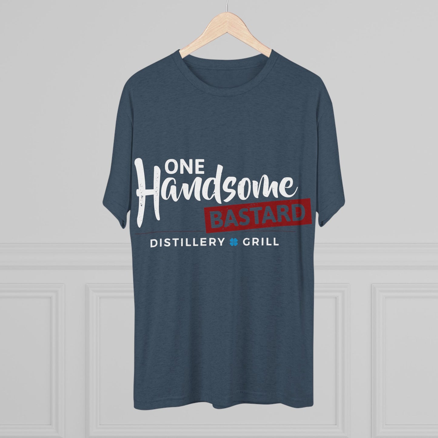 One Handsome Bastard Distillery Unisex Tri-Blend Crew Tee