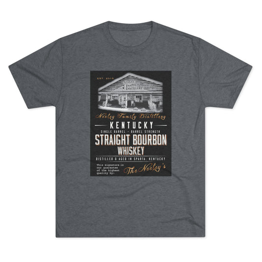 Neeley Family Distillery Bourbon Unisex Tri-Blend Crew Tee