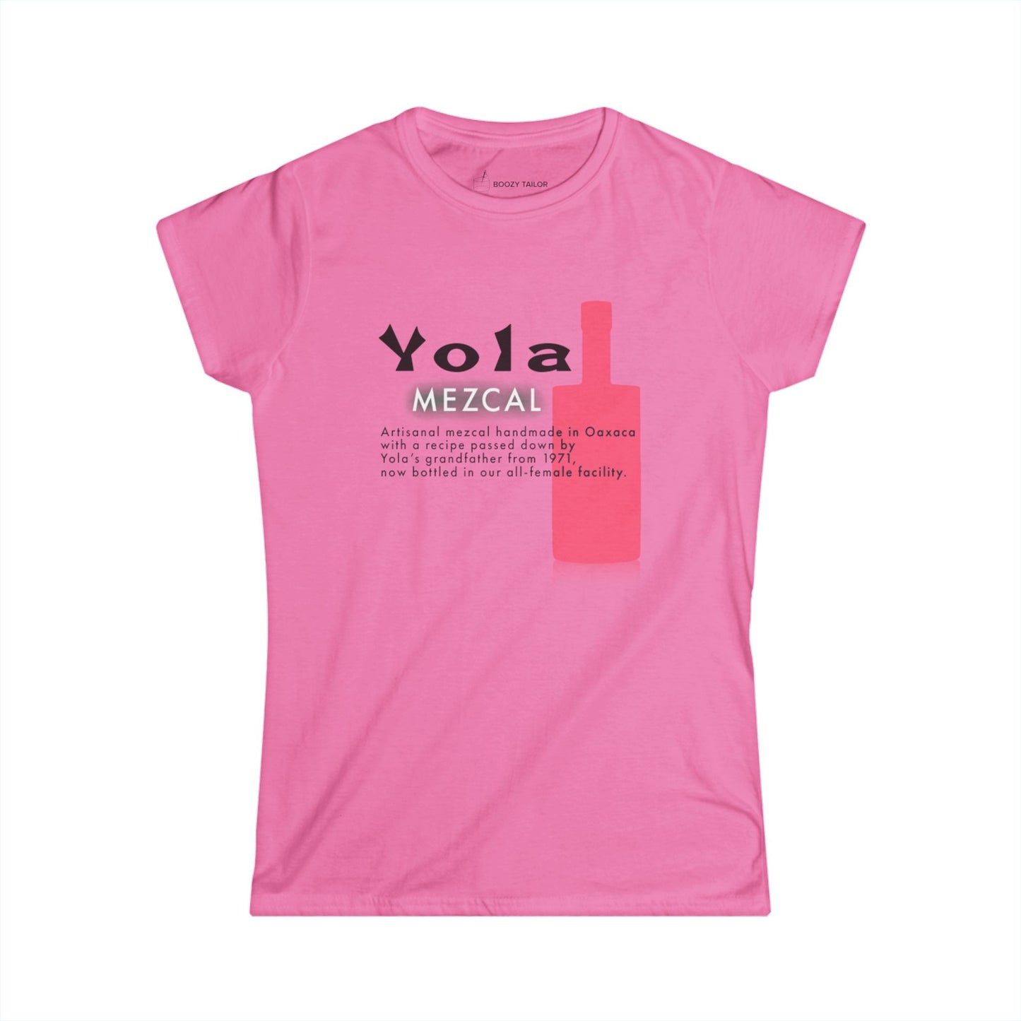 Yola Mezcal Bottle Women's Softstyle Tee