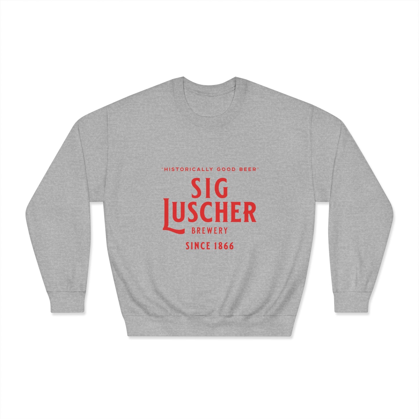 Sig Luscher Brewery Unisex DryBlend® Crewneck Sweatshirt