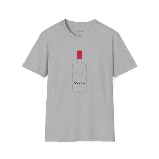 Yola Mezcal Bottle Outline Unisex Softstyle T-Shirt