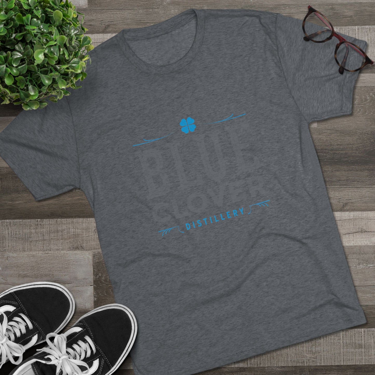 Blue Clover Distillery Unisex Tri-Blend Crew Tee