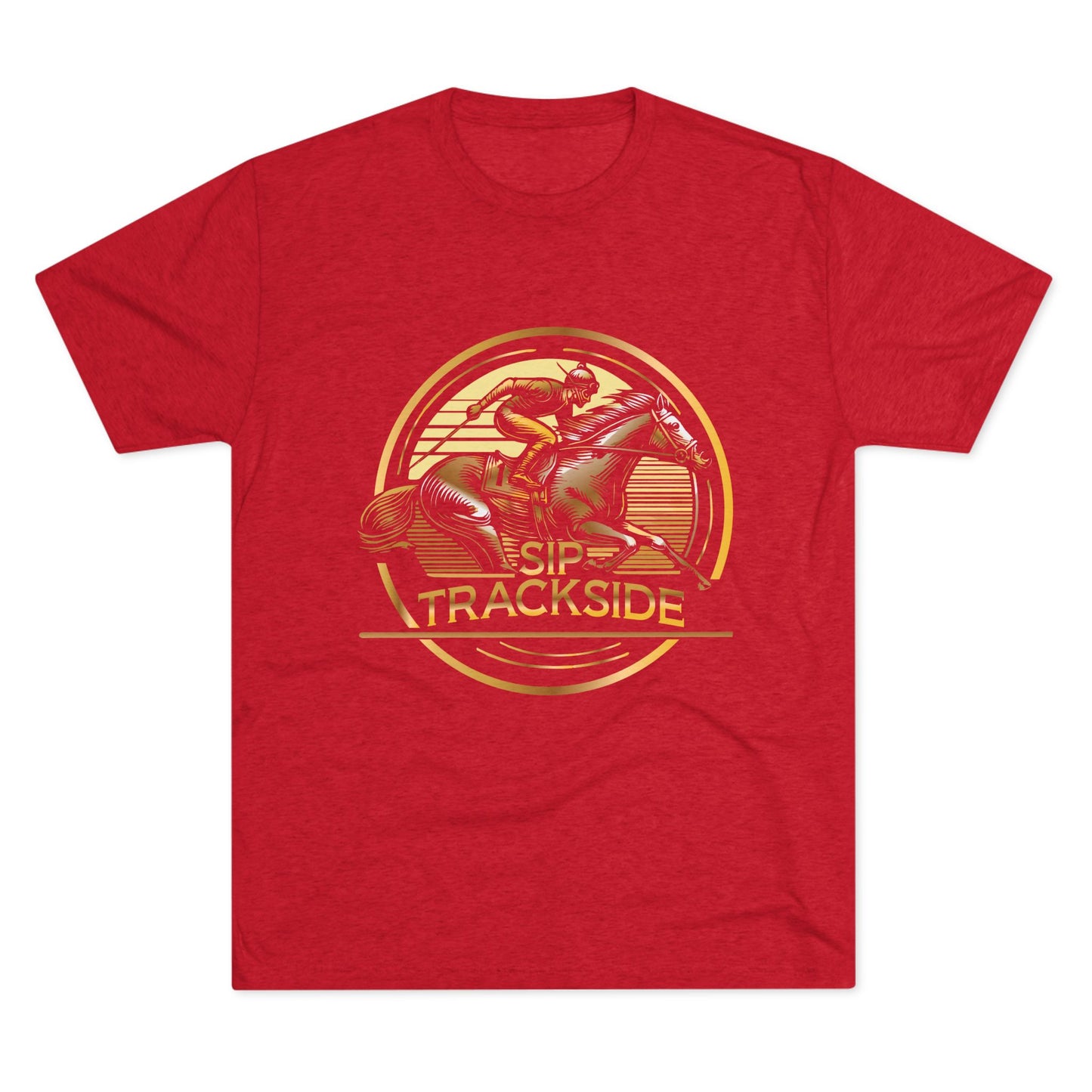Trackside Distilling Sip Trackside Unisex Tri-Blend Crew Tee