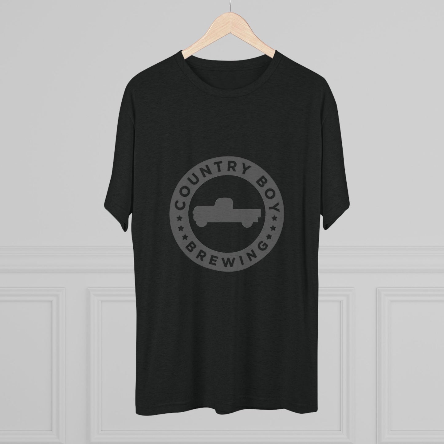 Country Boy Beer Logo Unisex Tri-Blend Crew Tee