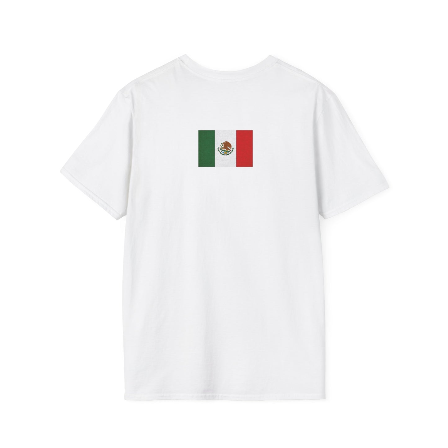 Yola Mezcal Faded Bottle Unisex Softstyle T-Shirt