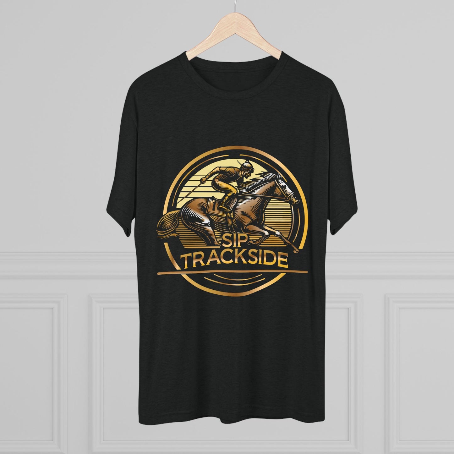 Trackside Distilling Sip Trackside Unisex Tri-Blend Crew Tee