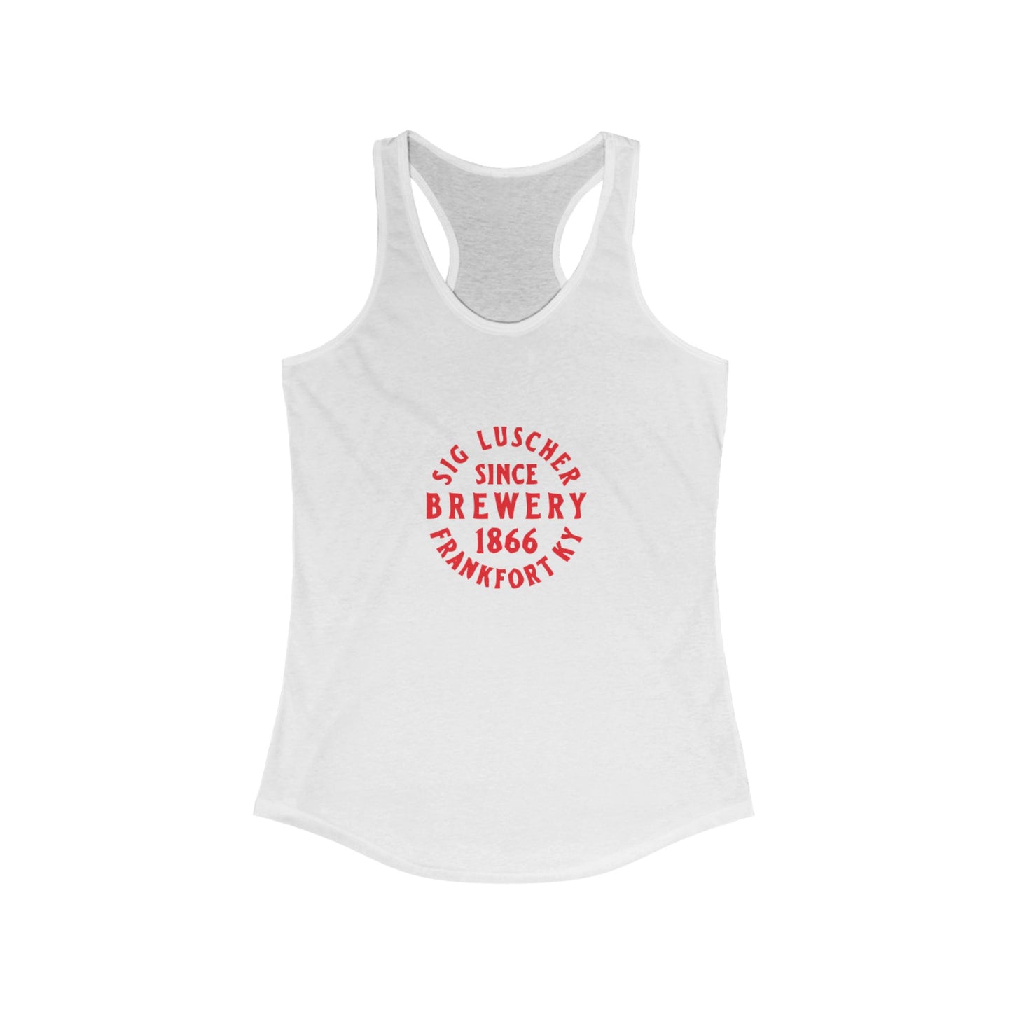 Sig Luscher Brewery Women's Ideal Racerback Tank