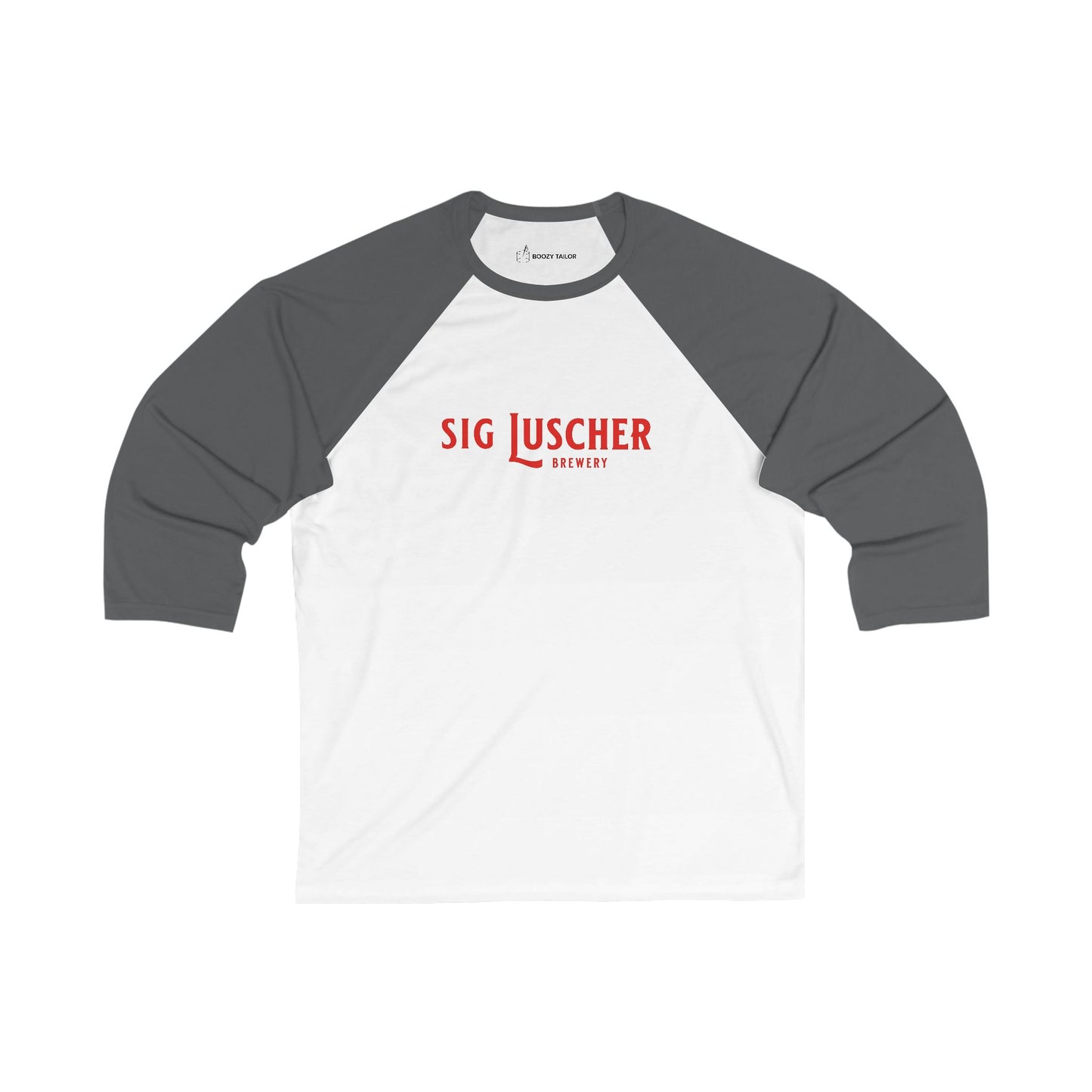 Sig Luscher Unisex 3\4 Sleeve Baseball Tee