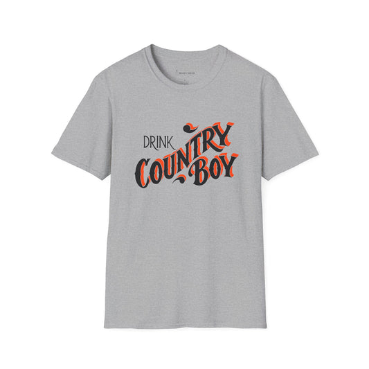 Drink Country Boy Beer Unisex Softstyle T-Shirt