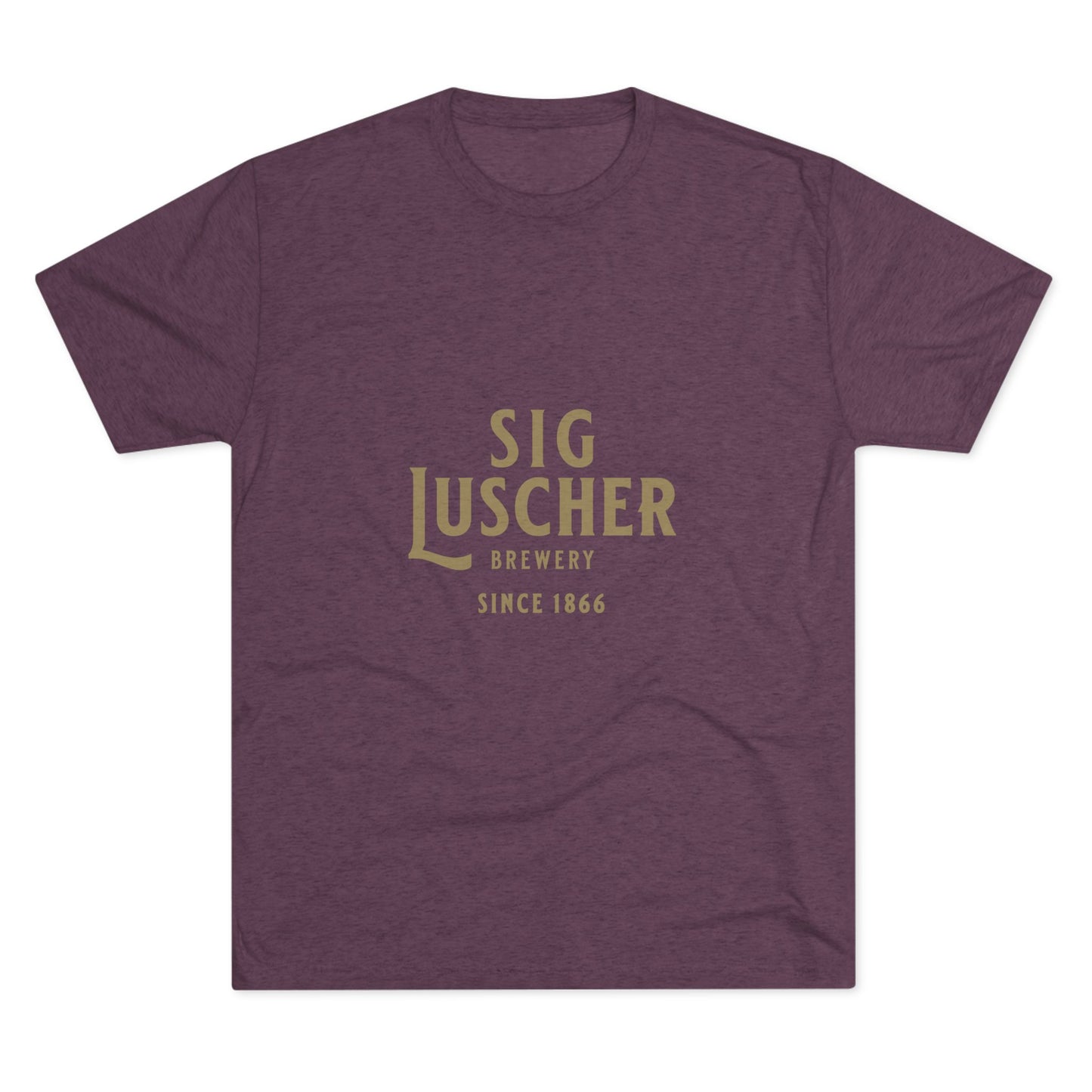 Sig Luscher Brewery Unisex Tri-Blend Crew Tee