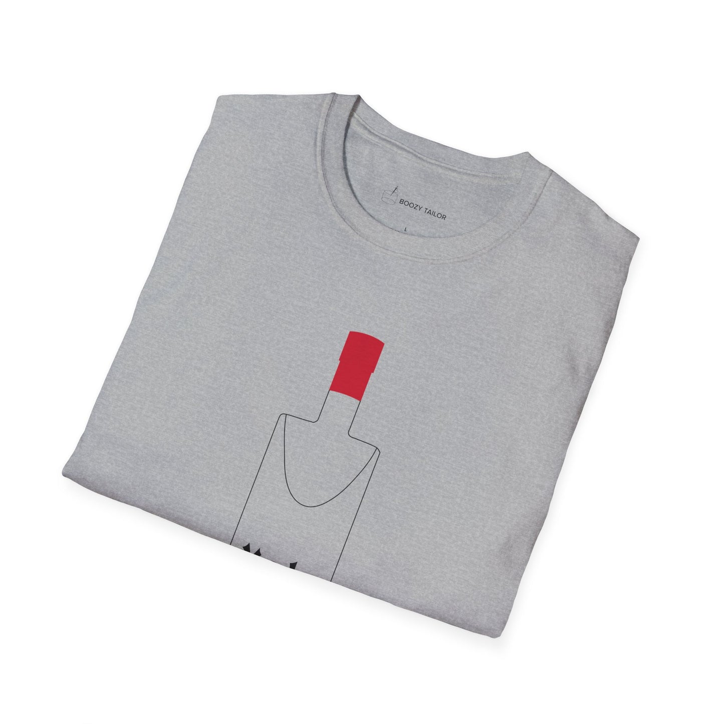 Yola Mezcal Bottle Outline Unisex Softstyle T-Shirt