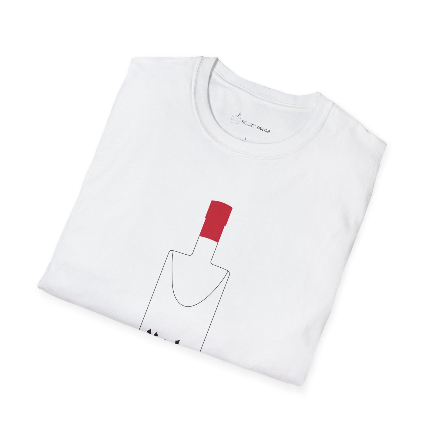Yola Mezcal Bottle Outline Unisex Softstyle T-Shirt