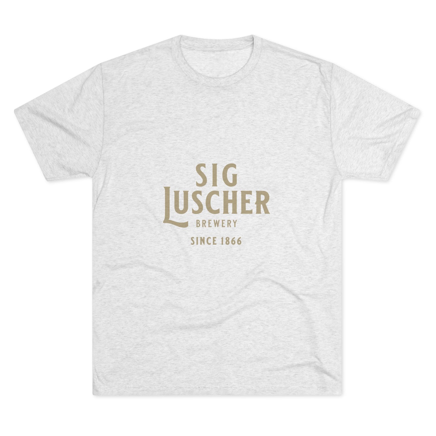Sig Luscher Brewery Unisex Tri-Blend Crew Tee