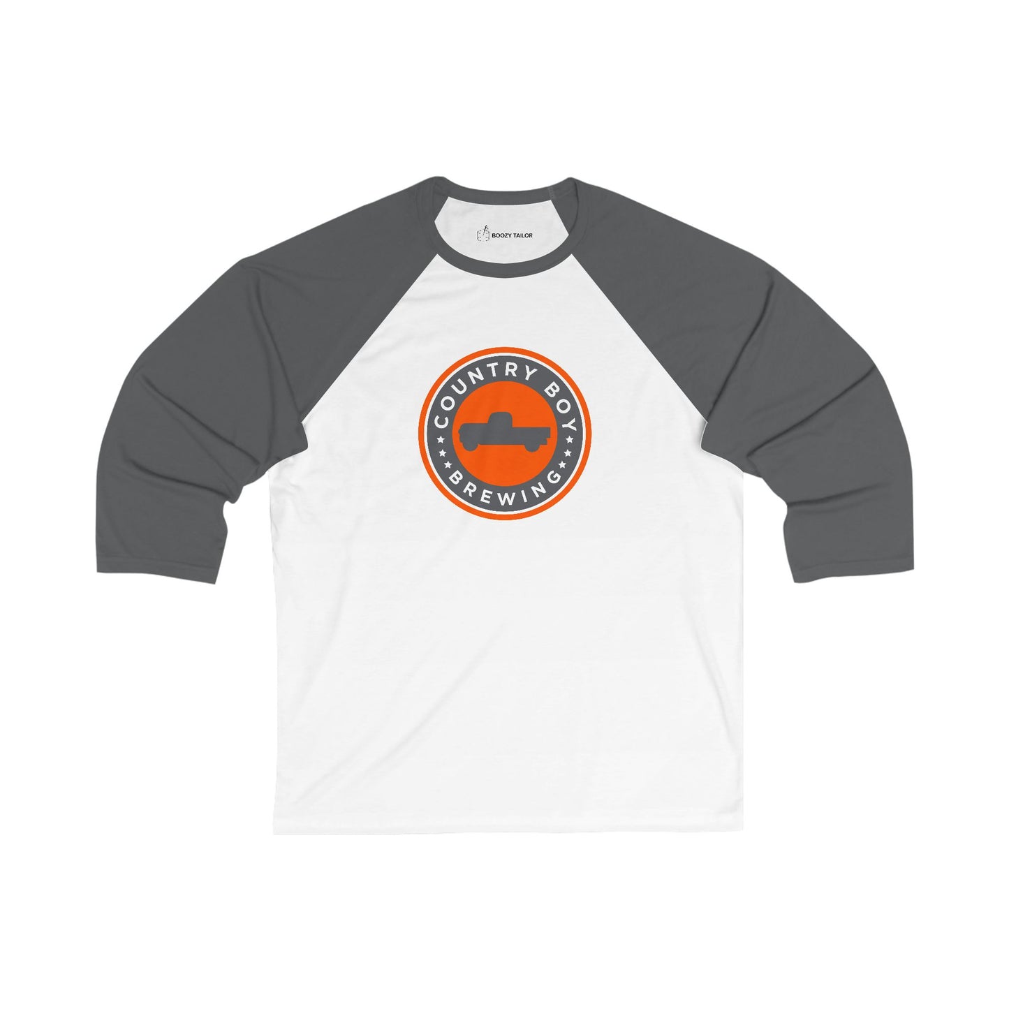 Country Boy Logo Unisex 3\4 Sleeve Baseball Tee