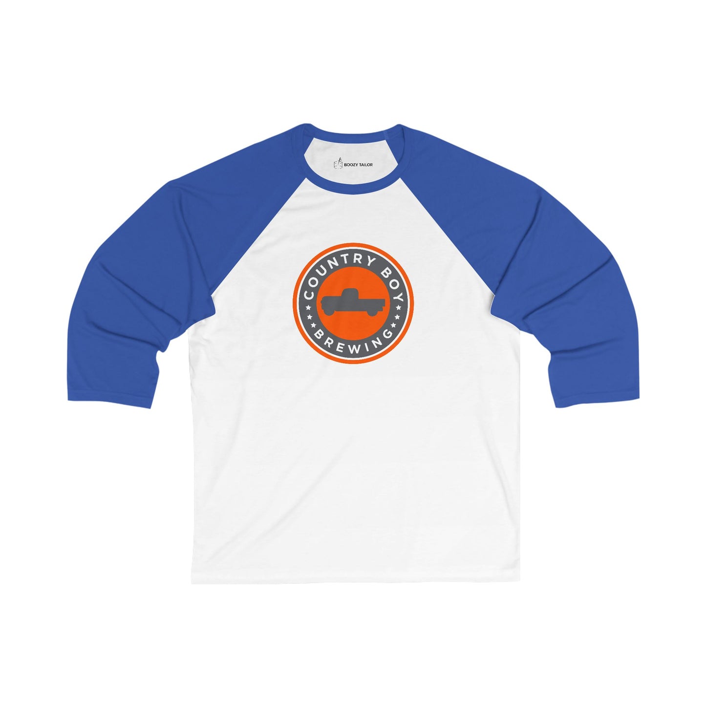 Country Boy Logo Unisex 3\4 Sleeve Baseball Tee