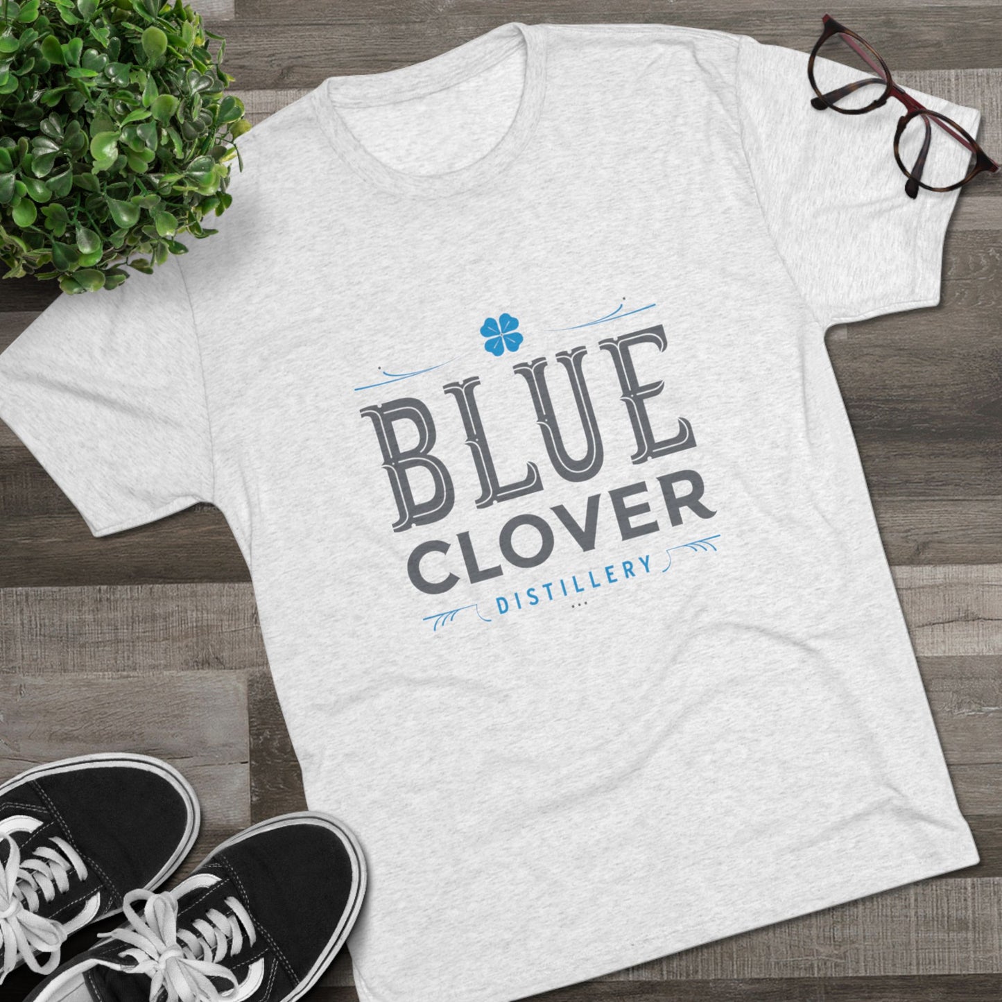 Blue Clover Distillery Unisex Tri-Blend Crew Tee