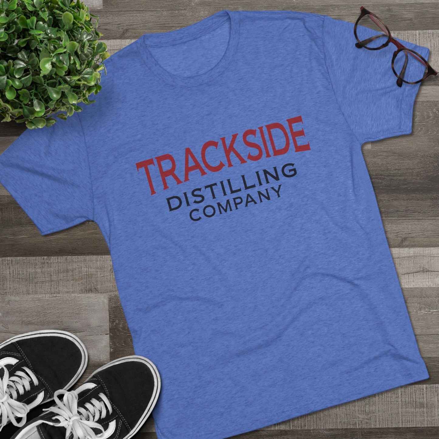 Trackside Distilling Company Unisex Tri-Blend Crew Tee