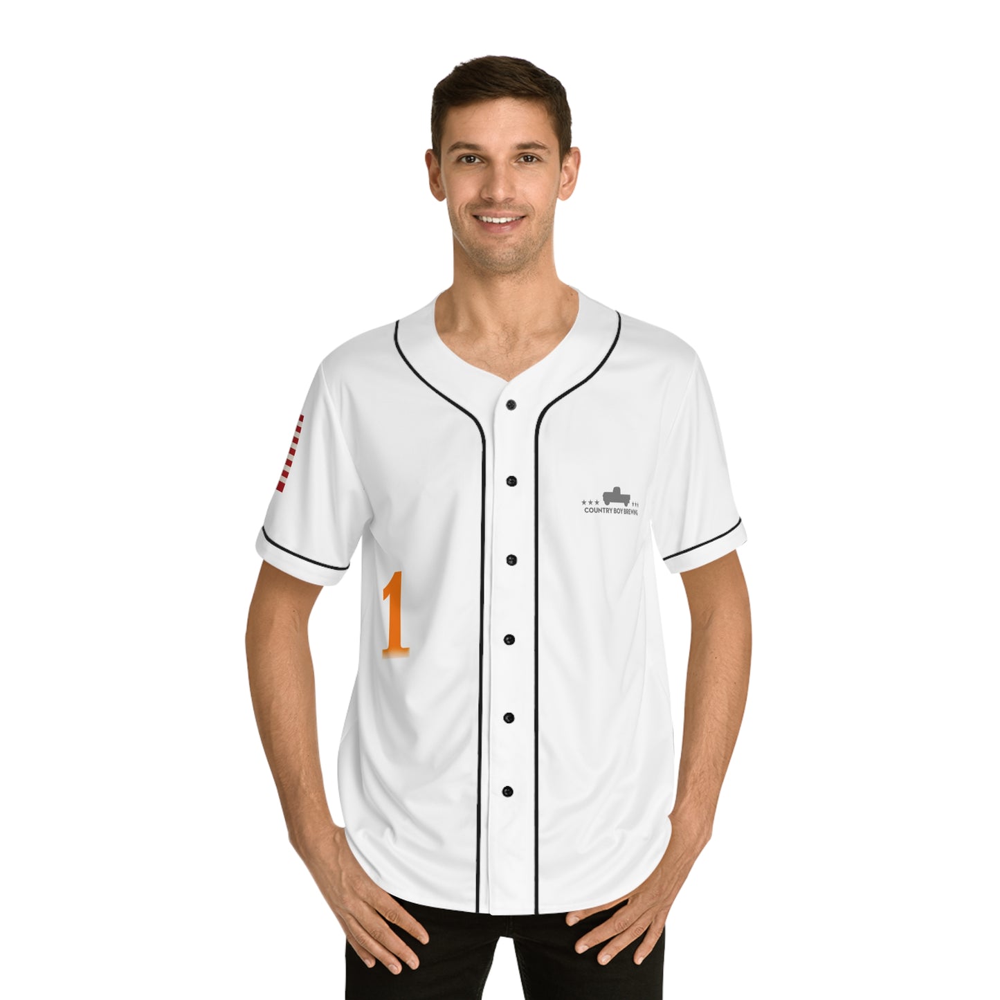 Country Boy Men's Baseball Jersey (AOP)
