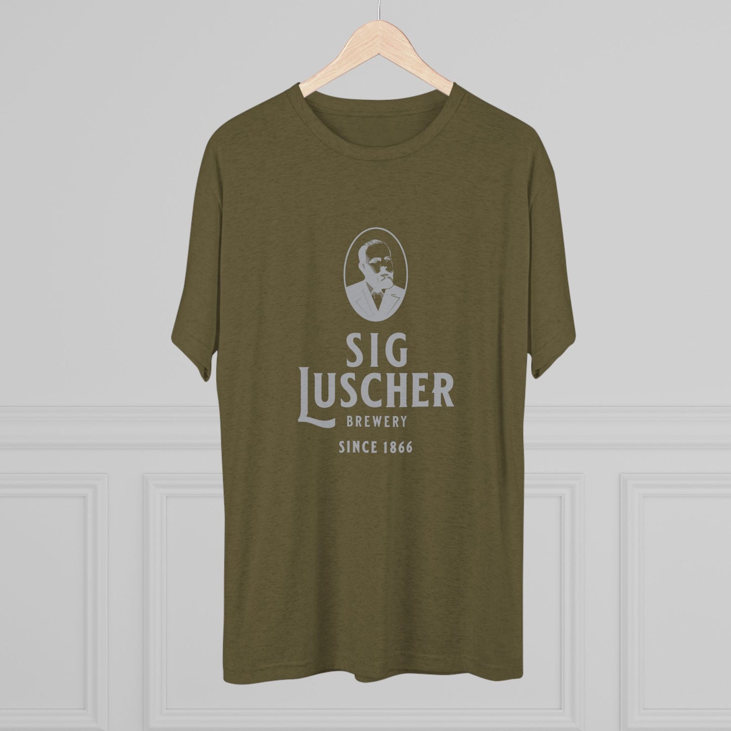 Sig Luscher Brewery Unisex Tri-Blend Crew Tee