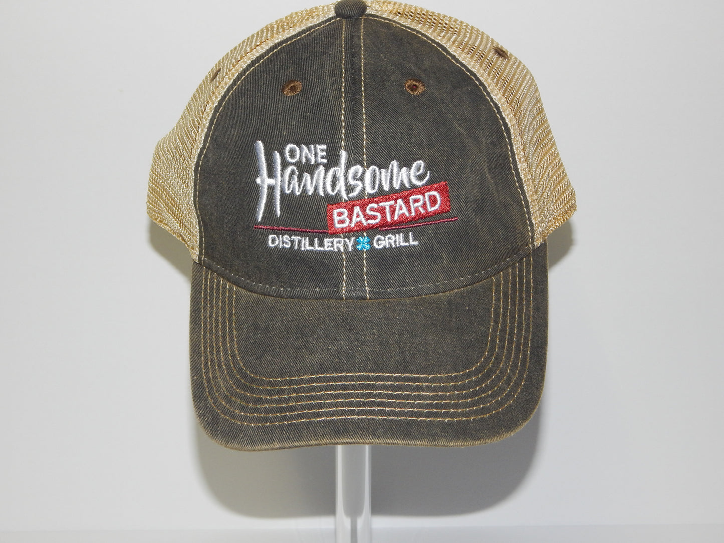One Handsome Bastard Distressed Trucker Style Hat