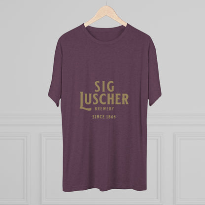 Sig Luscher Brewery Unisex Tri-Blend Crew Tee
