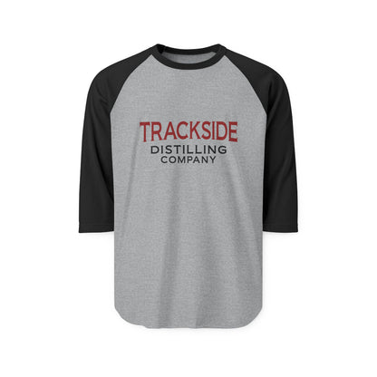 Trackside Distilling Unisex Three-Quarter Sleeve Raglan Shirt