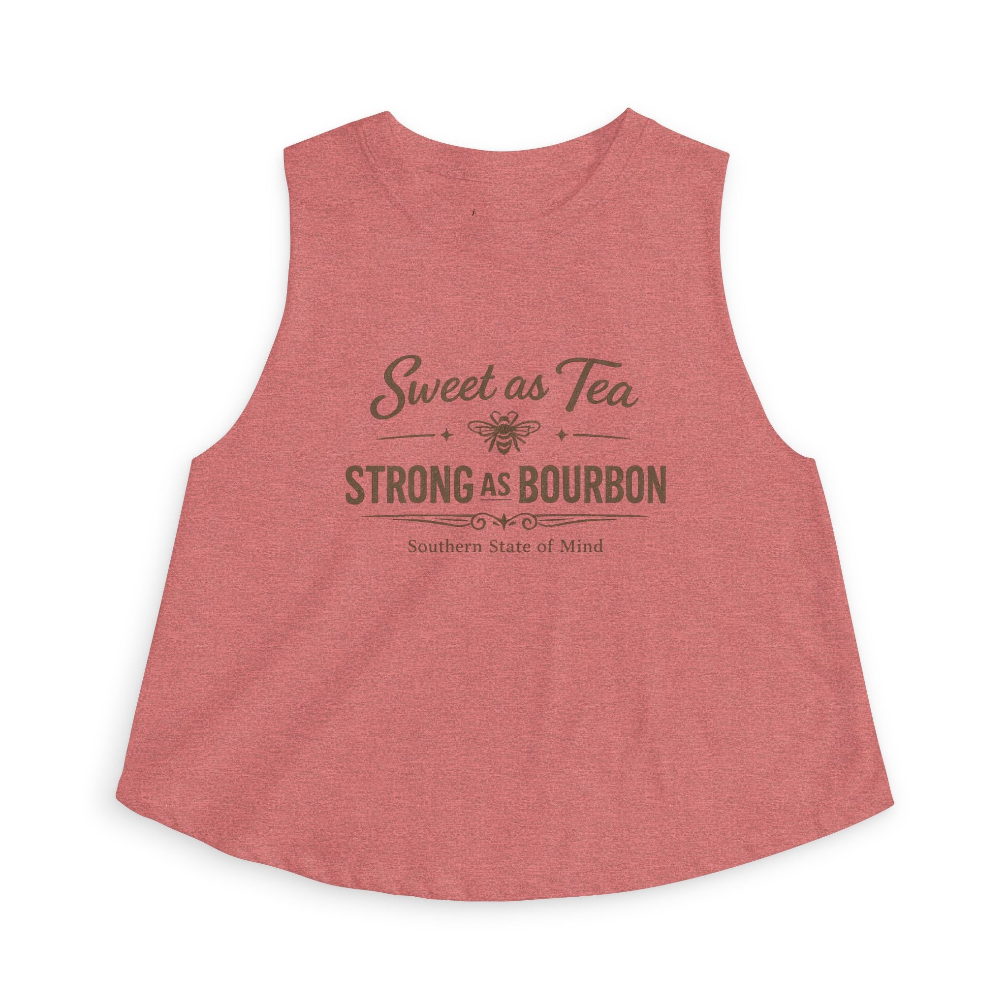Sweet as Tea. Strong as Bourbon. Women's Crop Top-4