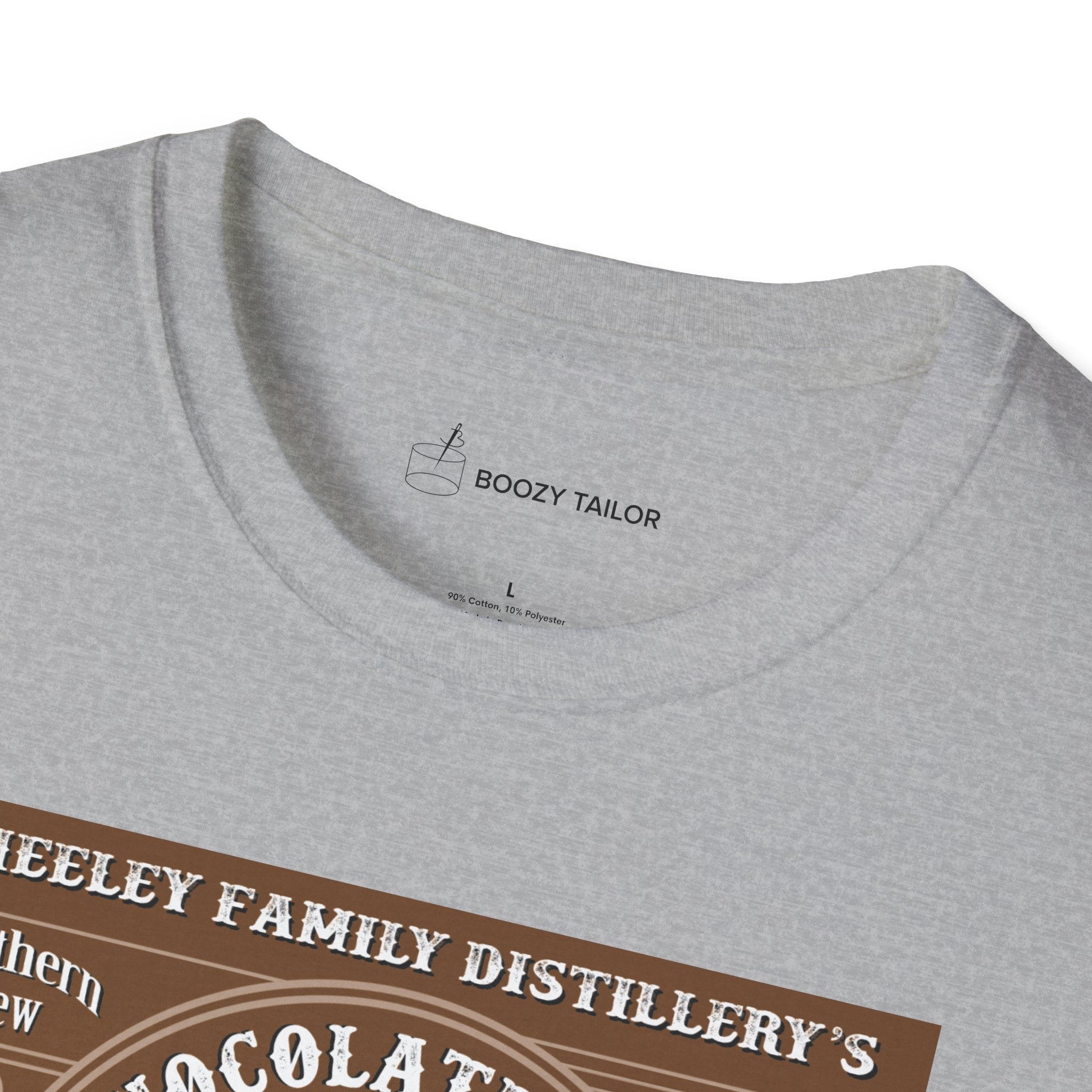 Neeley Family Distillery's Chocolate Moonshine Truffle Unisex Softstyle T-Shirt-14