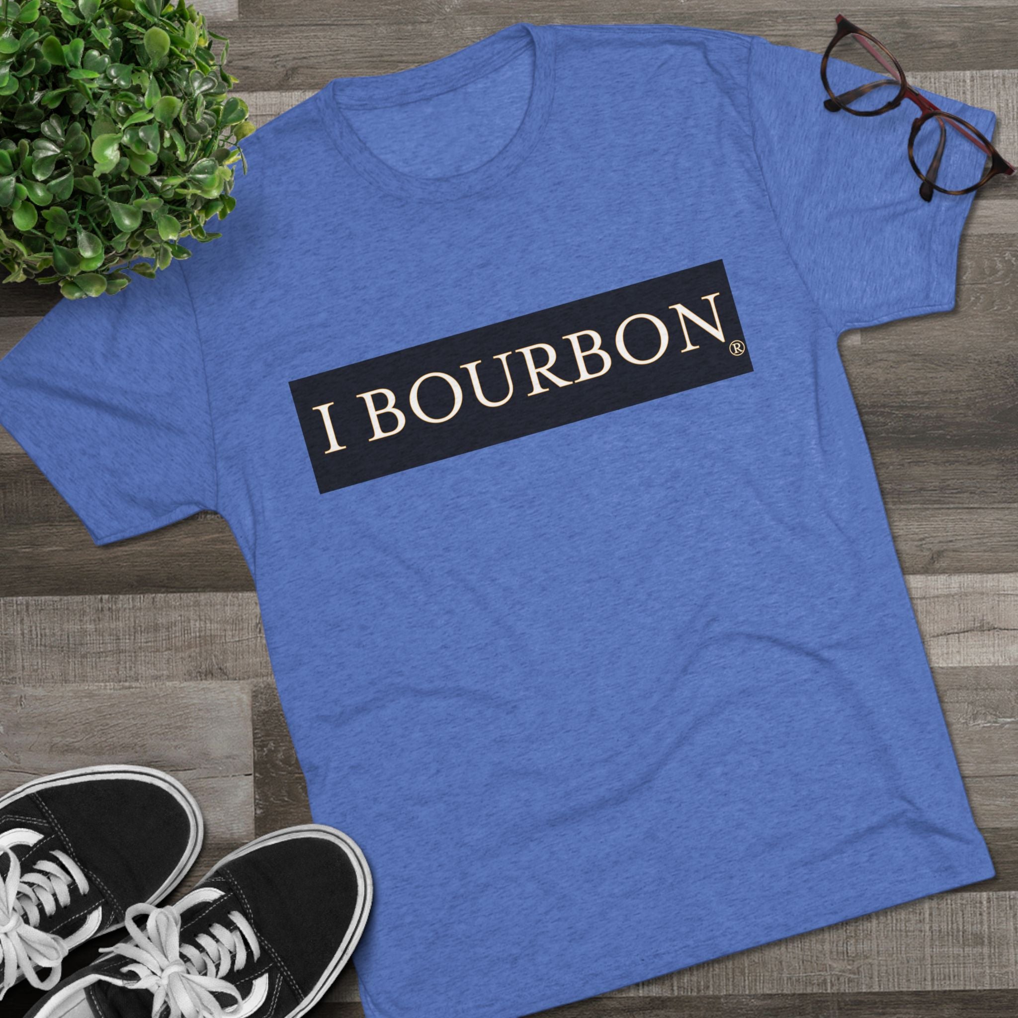 I Bourbon Unisex Tri-Blend Crew Tee-14