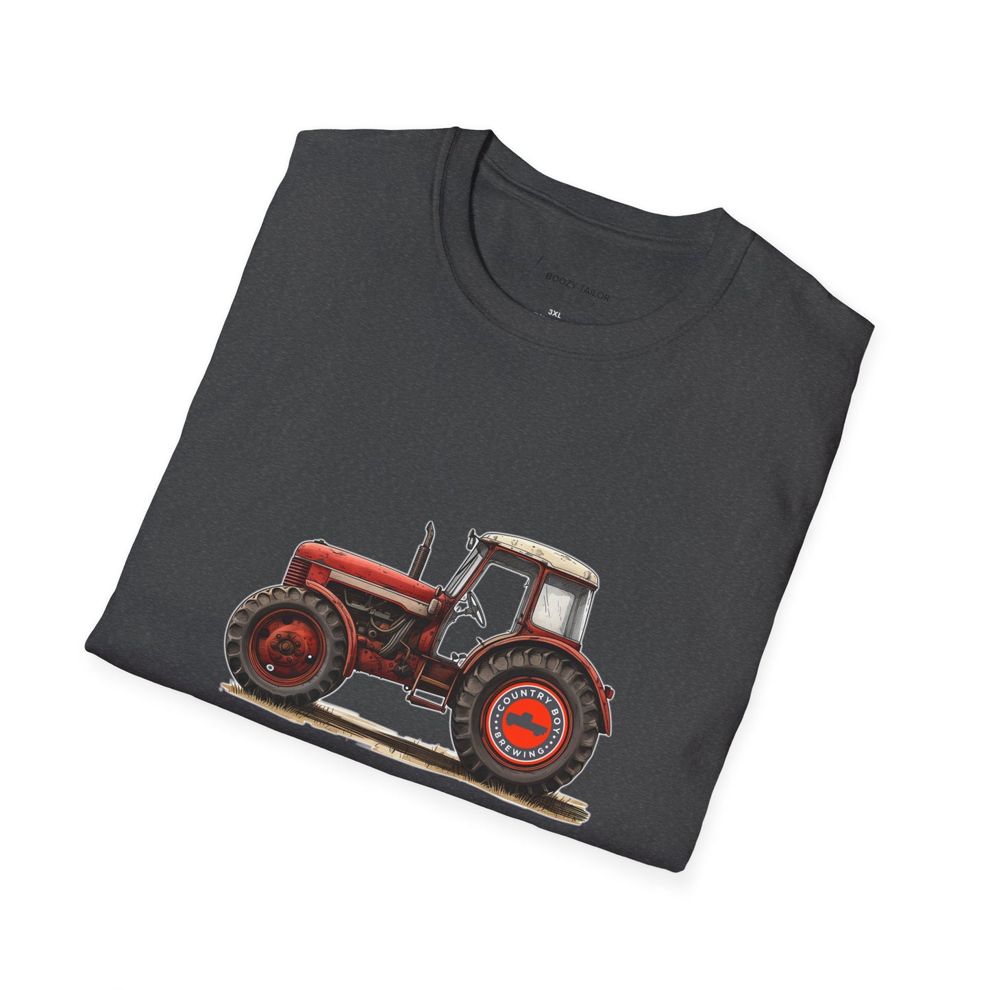 Country Boy Brewing Tractor Unisex Softstyle T-Shirt