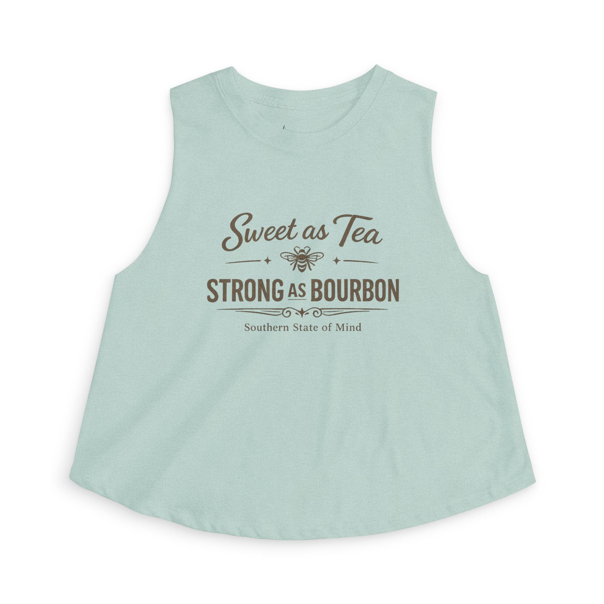 Sweet as Tea. Strong as Bourbon. Women's Crop Top-5