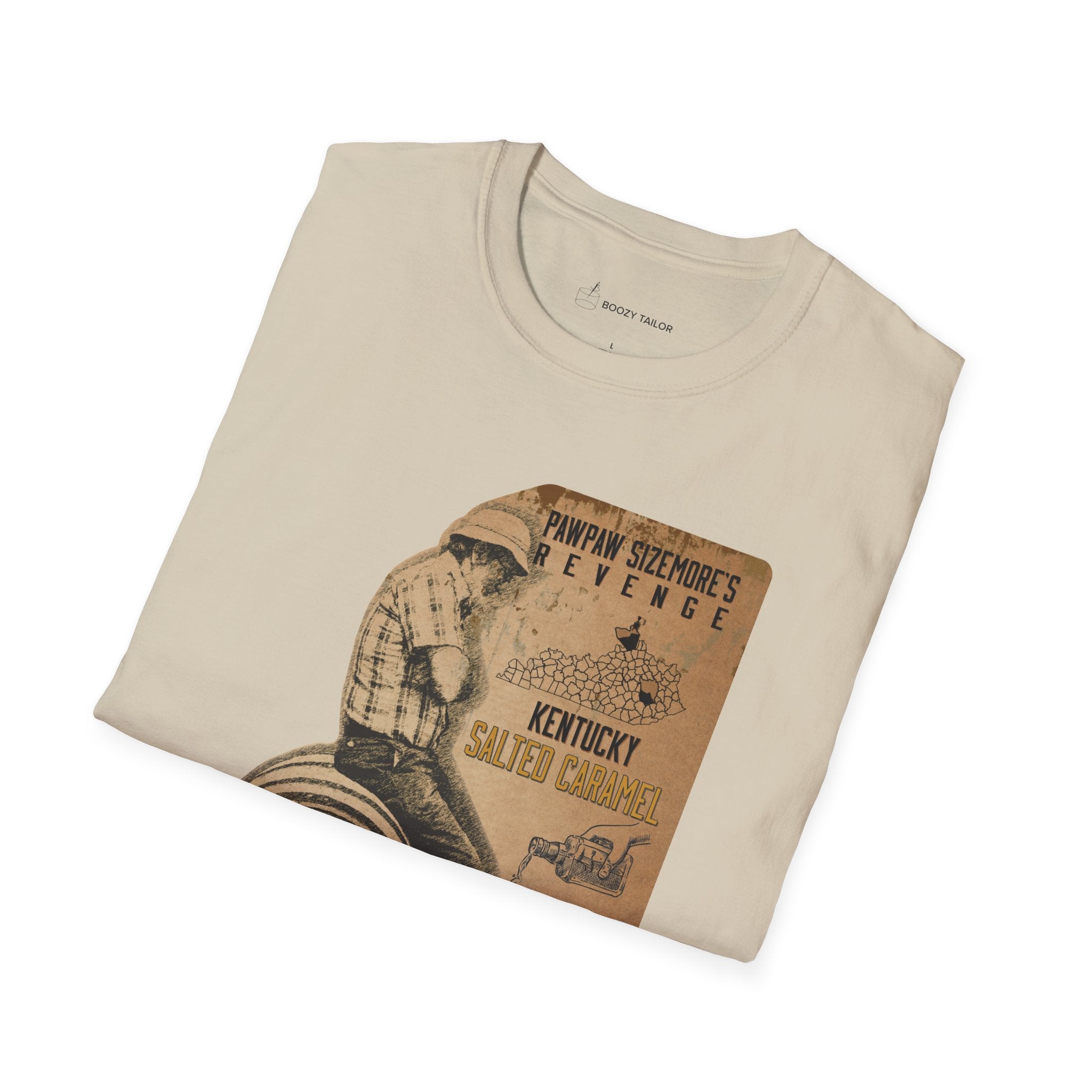 Neeley Family Distillery Papa Sizemore's Revenge Unisex Softstyle T-Shirt-18