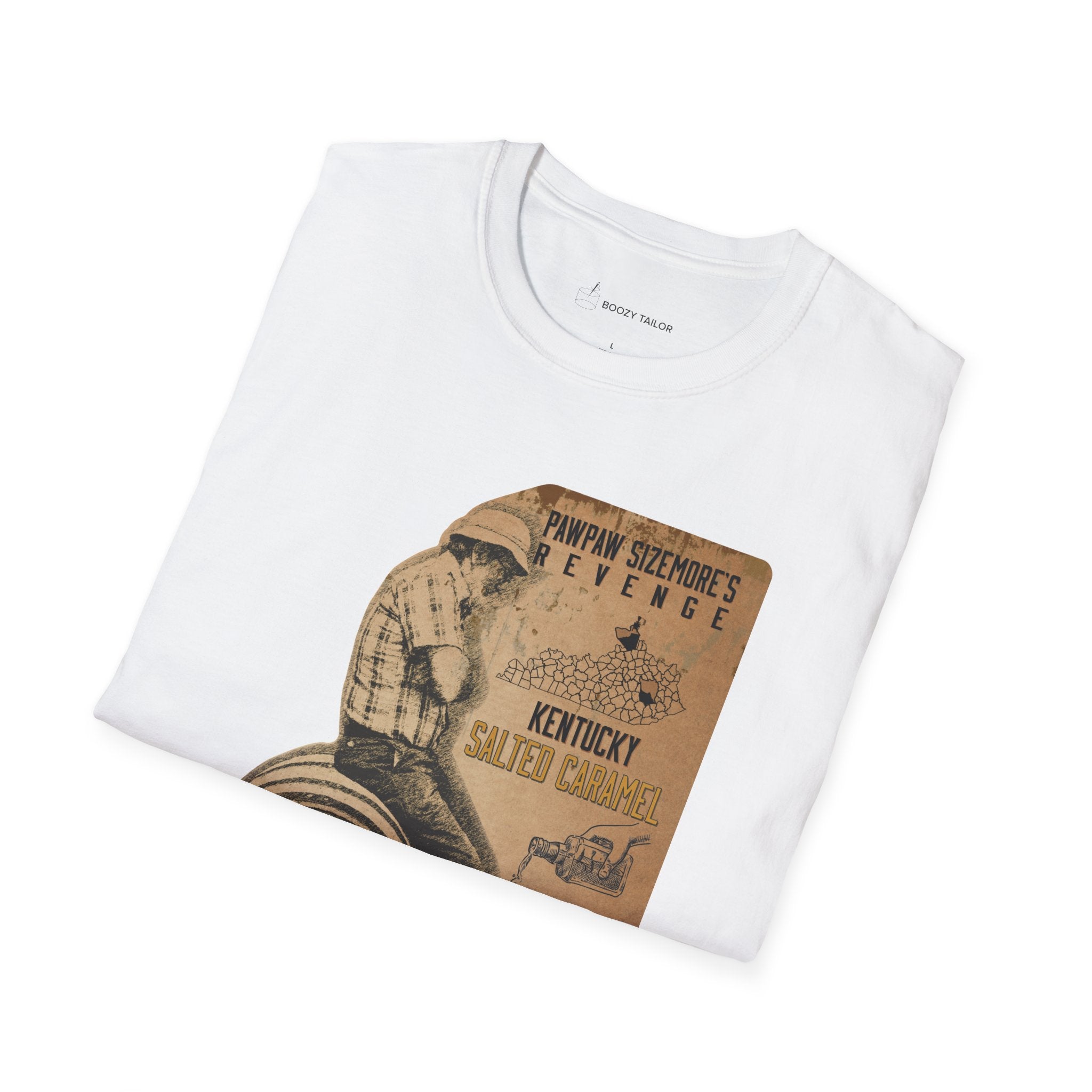 Neeley Family Distillery Papa Sizemore's Revenge Unisex Softstyle T-Shirt-15