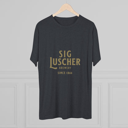 Sig Luscher Brewery Unisex Tri-Blend Crew Tee