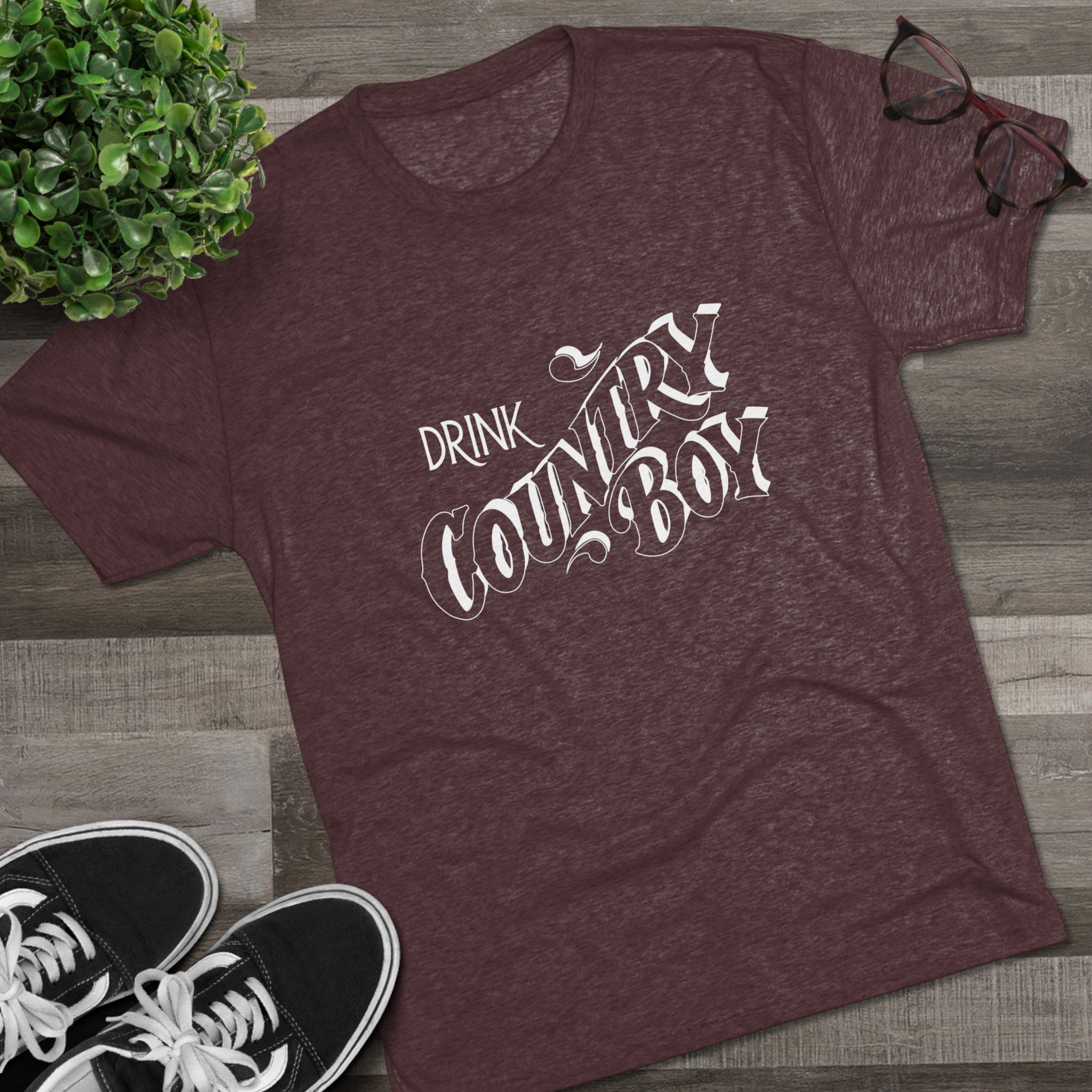 Country Boy Unisex Tri-Blend Crew Tee-41