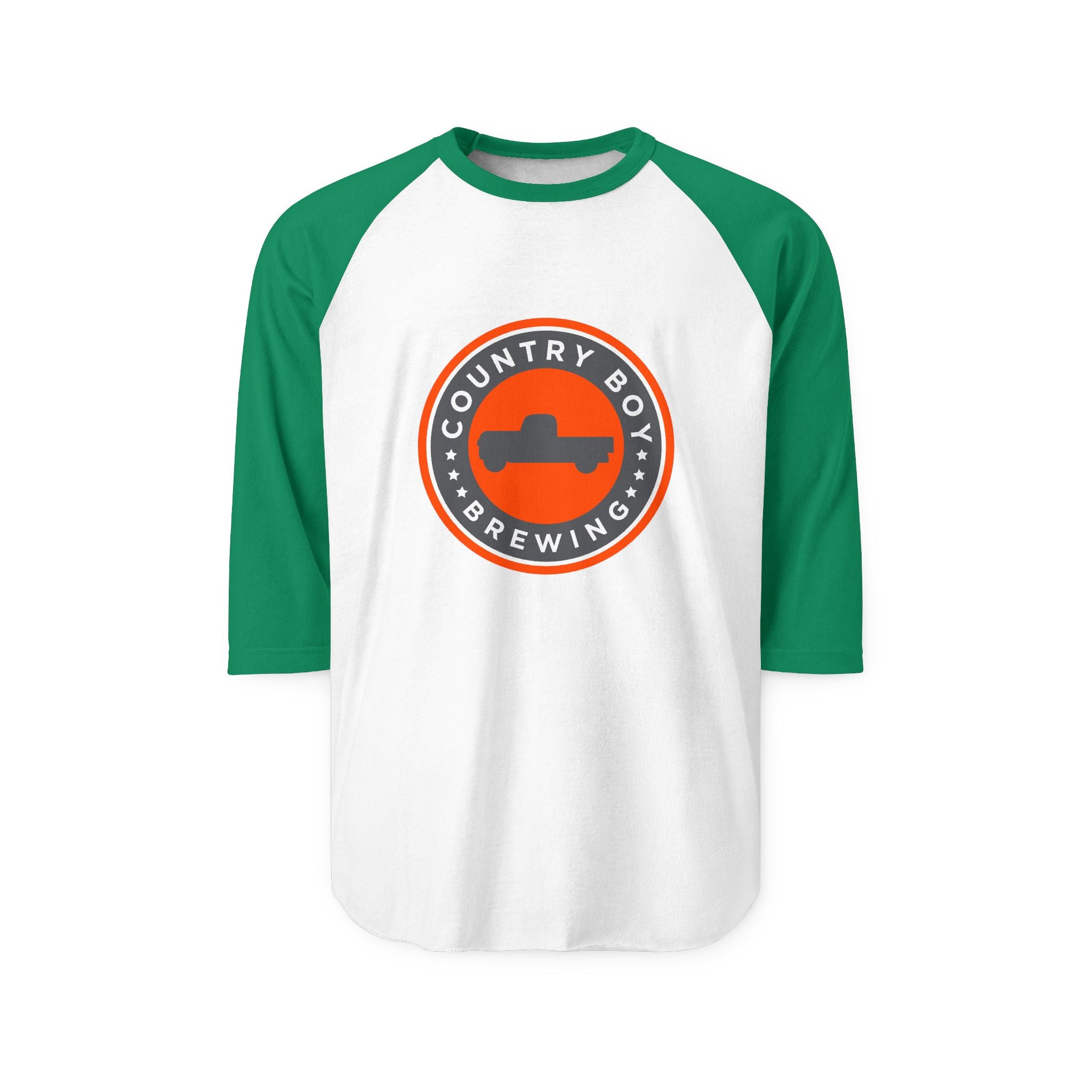 Country Boy Brewing Unisex Three-Quarter Sleeve Raglan Shirt-4
