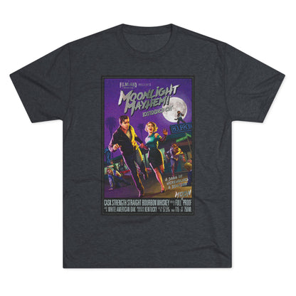 Filmland Moonlight Mayhem Unisex Tri-Blend Crew Tee