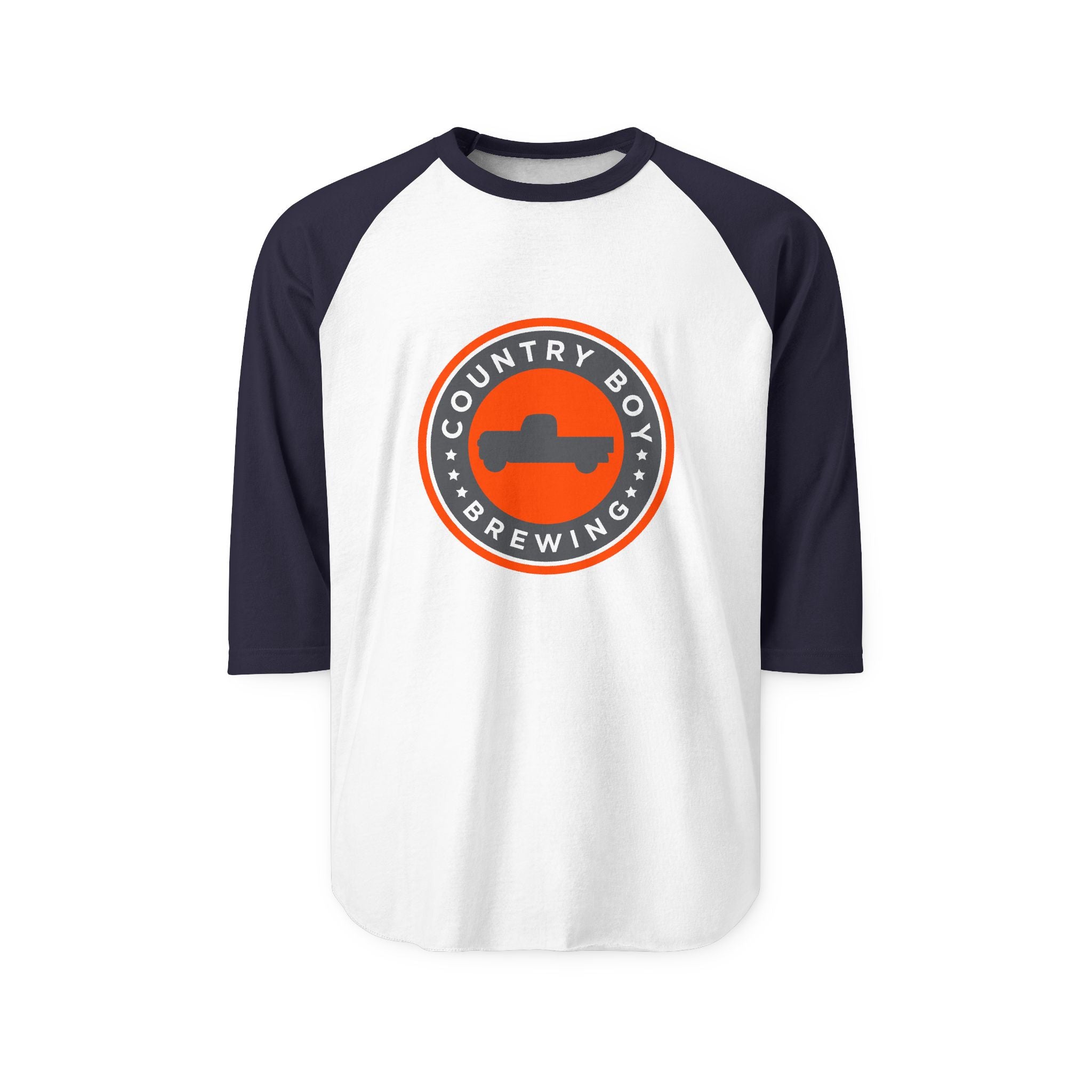 Country Boy Brewing Unisex Three-Quarter Sleeve Raglan Shirt-8