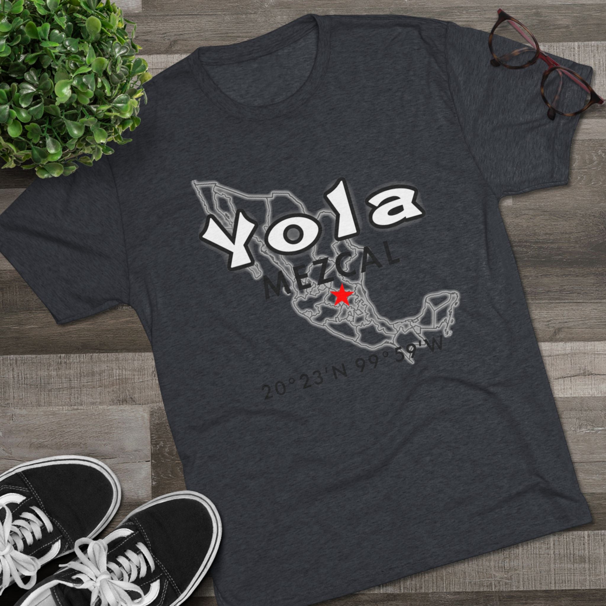 Yola Mezcal Coordinates Unisex Tri-Blend Crew Tee-9