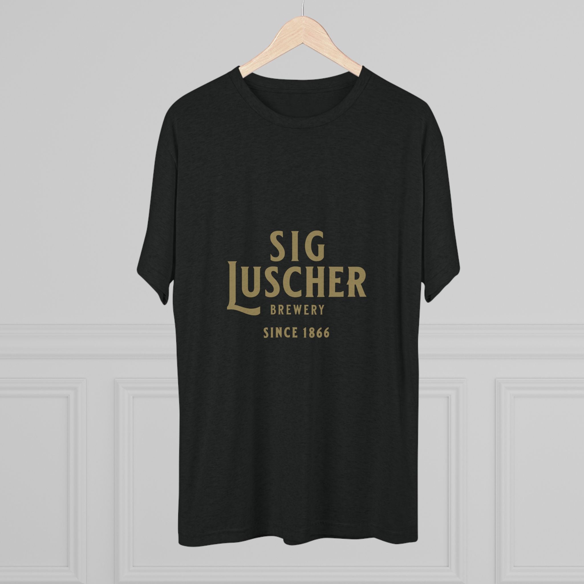 Sig Luscher Brewery Unisex Tri-Blend Crew Tee-14
