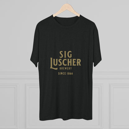 Sig Luscher Brewery Unisex Tri-Blend Crew Tee