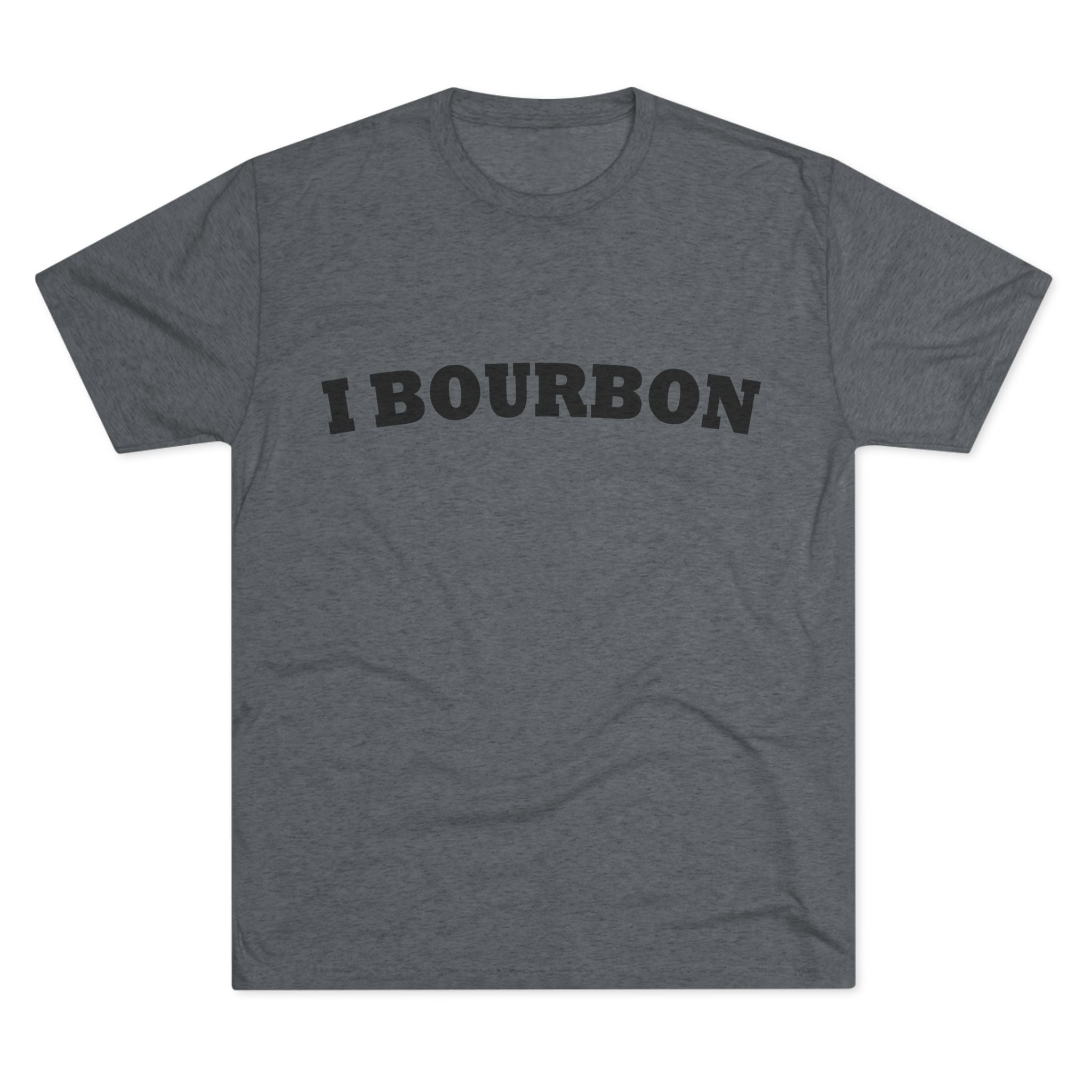 I Bourbon Unisex Tri-Blend Crew Tee-4